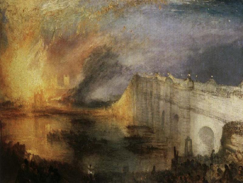 Joseph Mallord William Turner Burning of the Houses